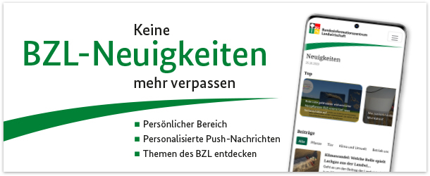 Ansicht der BZL-App
